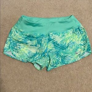 Nike green running shorts women’s small